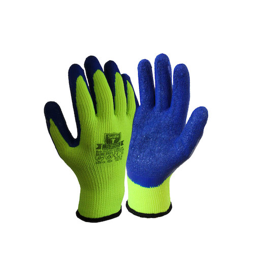 Latex Coated Winter Gloves (L22133-D08)
